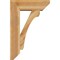 Ekena Millwork Legacy Slat Rough Sawn Bracket w/ Offset Brace, Western Red Cedar, 8"W x 24"D x 36"H BKT0806X24X36LEC06RWR - alternate 2